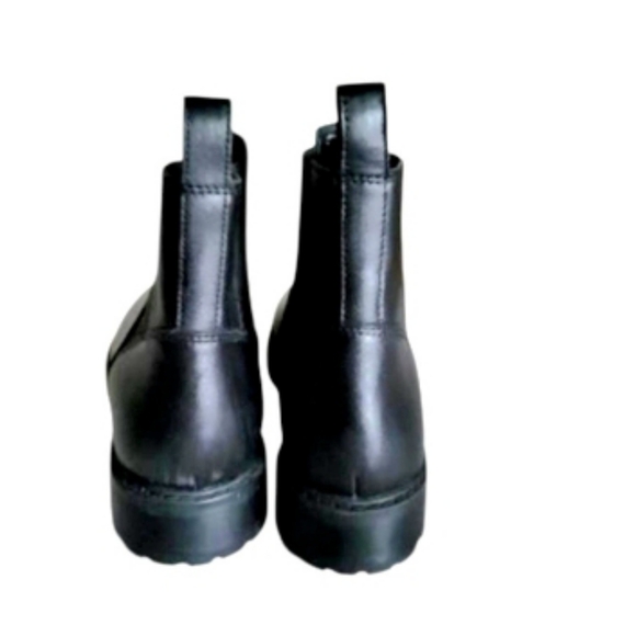 Steve Madden Leather Lorali Black Chelsea Ankle Boot Equestria Barn Shoe Women 7 - Picture 3 of 8